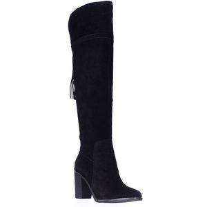 FRANCO SARTO Eckhart Suede Over the Knee Boots